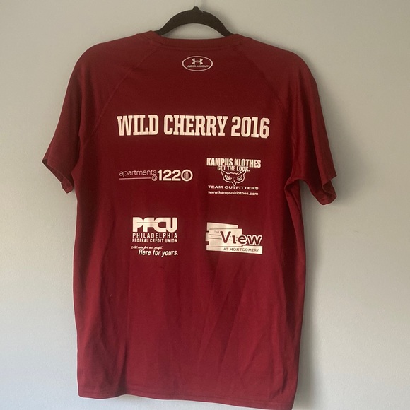 Under Armour Dry Fit Temple University Collegiate Tee Size S/M - Picture 6 of 6